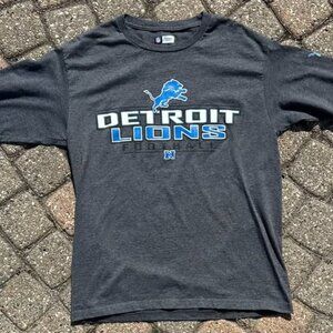 Detroit Lions NFL Team Apparel Football Long Sleeve T Shirt Sz M